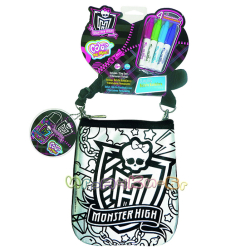 Color Me Mine Monster High Модерна чанта за оцветяване Sling Bag 